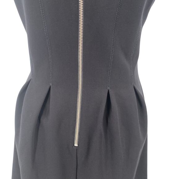 J Crew Pleated Black Sleeveless Dress New with tags Size 4 - Picture 7 of 9
